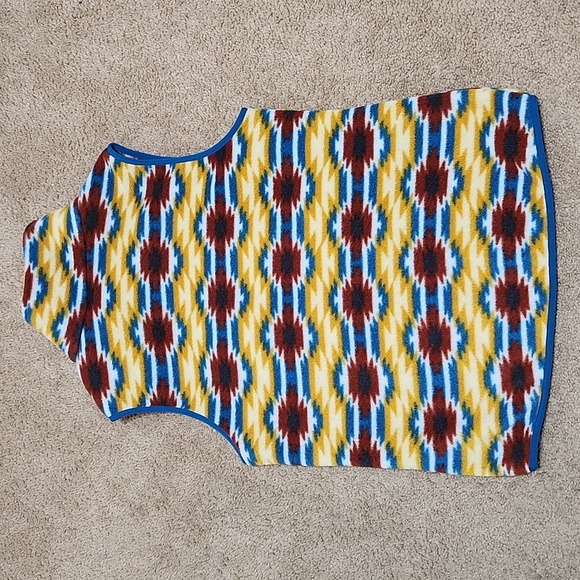 Patagonia Synchilla Aztec Fleece Vest Jacket Wild Desert Prarie Gold Women's M - Picture 10 of 11